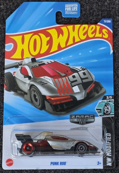 Hot Wheels 2025 #071/250 Punk Rod, RETAILER EXCLUSIVE, zamac