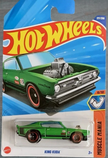 Hot Wheels 2025 #217/250 King Kuda, green