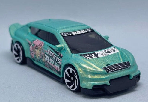 Hot Wheels 2025 #120/250 Custom Kia EV6, NEW/LOOSE, teal