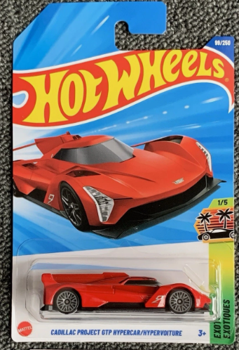 Hot Wheels 2025 #099/250 Cadillac Project GTP Hypercar, red