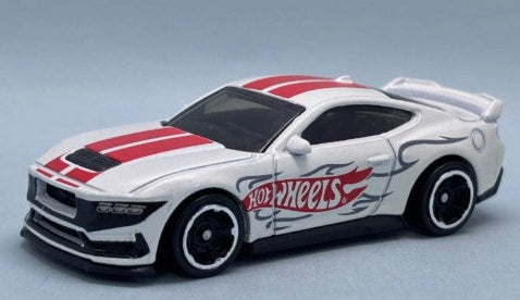 Hot Wheels 2025 #219/250 Ford Mustang Dark Horse, NEW/LOOSE, white
