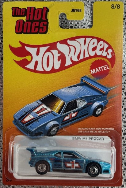 Hot Wheels 2025 The Hot Ones 8/8, BMW M1 Procar, spectraflame blue
