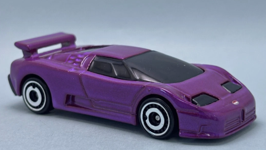 Hot Wheels 2025 #221/250, '94 Bugatti EB110 SS, NEW/LOOSE, purple