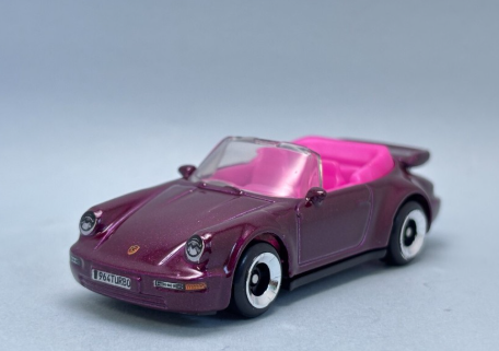 Hot Wheels 2025 #239/250 Porsche 911 Turbo Cabriolet, NEW/LOOSE, amethyst metallic