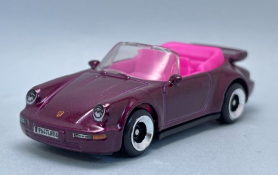 Hot Wheels 2025 #239/250 Porsche 911 Turbo Cabriolet, NEW/LOOSE, amethyst metallic