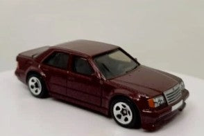 Hot Wheels 2025 #052/250 Mercedes-Benz 500 E, TARGET RED EDITION, NEW/LOOSE, maroon