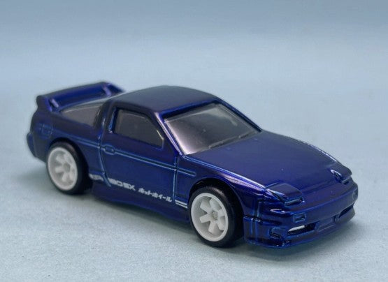 Hot Wheels 2024 #211/250 '96 Nissan 180SX Type X, SUPER TREASURE HUNT, NEW/LOOSE, spectraflame blue