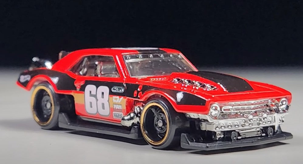Hot Wheels 2024 #081/250 Custom '68 Camaro, NEW/LOOSE, red