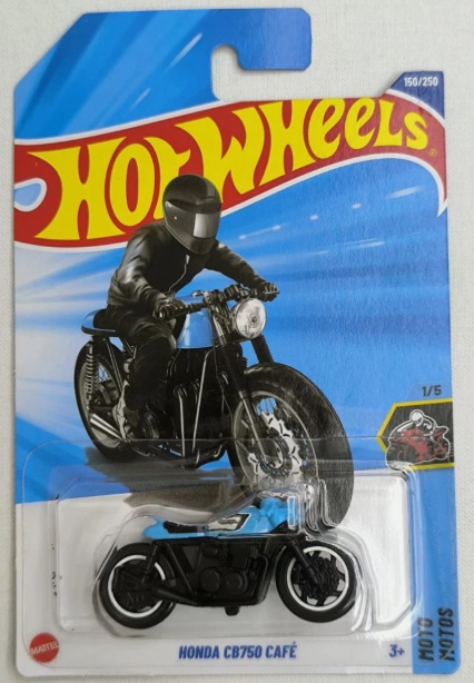 Hot Wheels 2025 #150/250 Honda CB750 Cafe', blue
