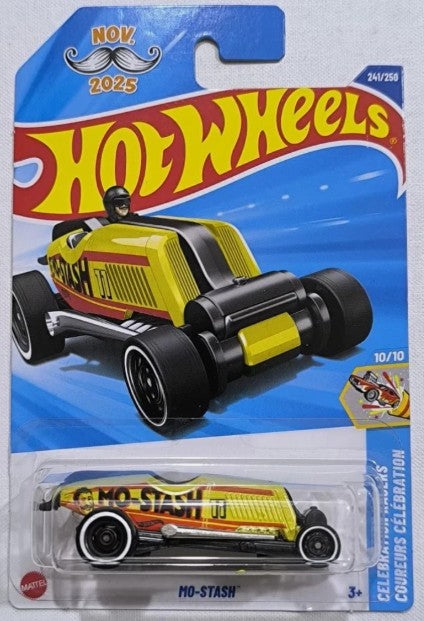 Hot Wheels 2025 #241/250 Mo-Stash, yellow