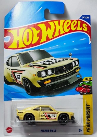 Hot Wheels 2025 #243/250 Mazda RX-3, yellow