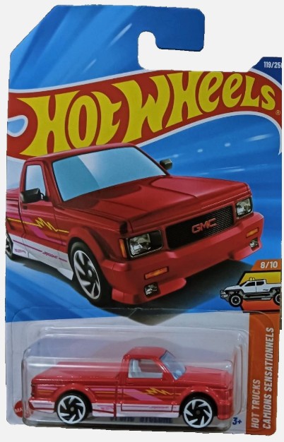 Hot Wheels 2025 #119/250 '91 GMC Syclone, red