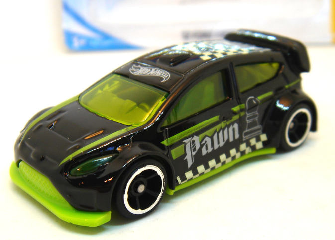 Hot Wheels 2018 #139/250 '12 Ford Fiesta, NEW/LOOSE, black