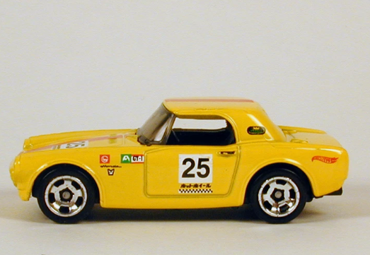 Hot Wheels 2024 #209/250 Honda S800 Racing, NEW/LOOSE, yellow