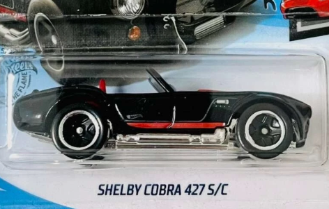 Hot Wheels 2020 #191/250 Shelby Cobra 427 S/C, NEW/LOOSE, black