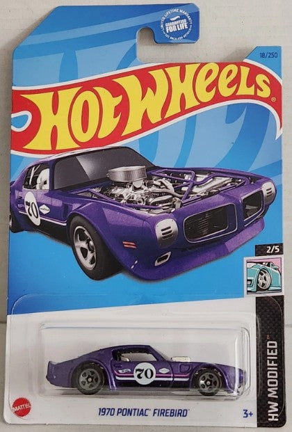 Hot Wheels 2023 #018/250 1970 Pontiac Firebird, purple
