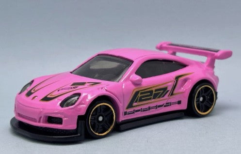 Hot Wheels 2025 #220/250 Porsche 911 GT3 RS, NEW/LOOSE, pink