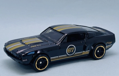 Hot Wheels 2025 #161/250 '67 Shelby GT500, NEW/LOOSE, black