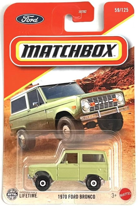 Matchbox 2025 #059/125 1970 Ford Bronco, pale green