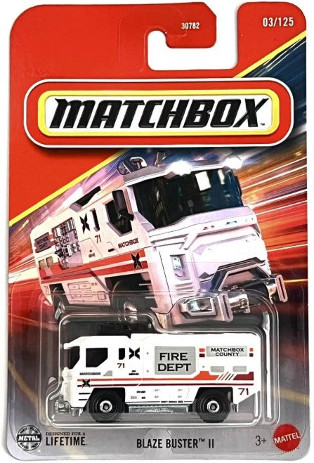Matchbox 2025 #003/125 Blaze Buster II, white