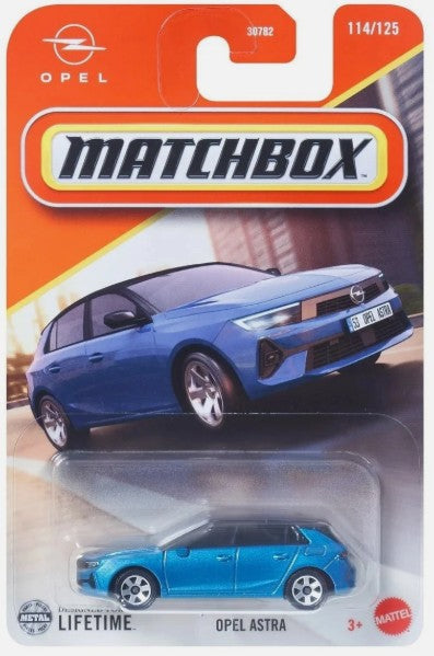 Matchbox 2025 #114/125 Opel Astra, metalflake blue