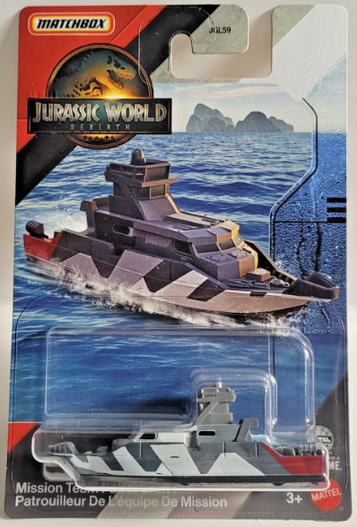 Matchbox 2025 Jurassic World: Rebirth, Mission Team Patrol Craft