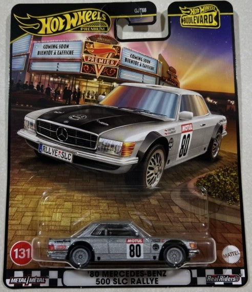 Hot Wheels Boulevard Series #131 '80 Mercedes-Benz 500 SLC Rallye, silver