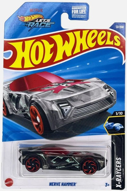 Hot Wheels 2025 #013/250 Nerve Hammer, clear smoked
