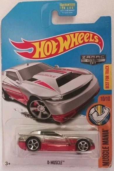 Hot Wheels 2017 #193/365 D-Muscle, RETAILER EXCLUSIVE, zamac