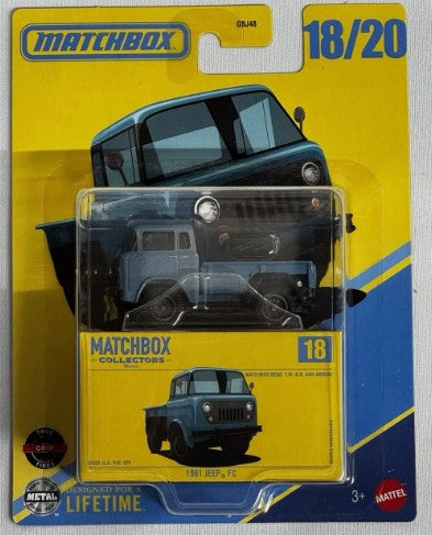Matchbox 2025 Collectors 18/20 1961 Jeep FC, blue