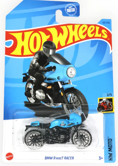 Hot Wheels 2023 #068/250 BMW R nineT Racer, TREASURE HUNT, atomic blue