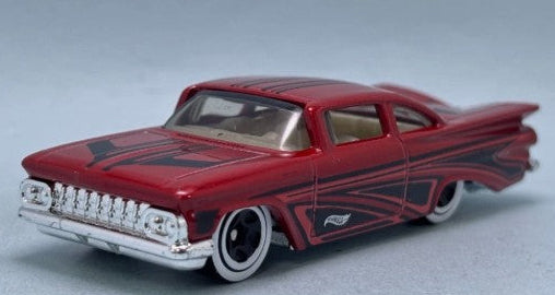 Hot Wheels 2026 #044/250 '59 Chevy Impala, NEW/LOOSE, red