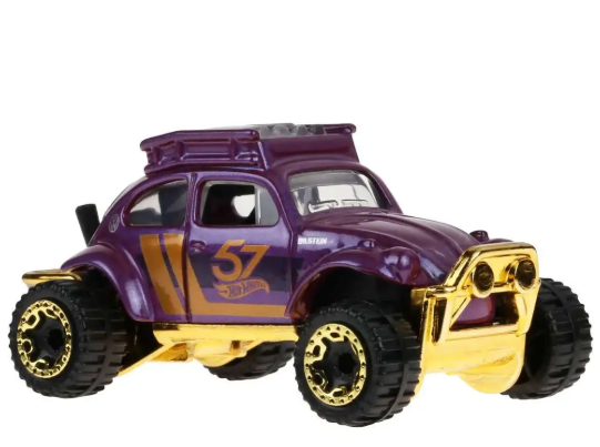 Hot Wheels 2025 57th Anniversary #1/6 Volkswagen Baja Bug, NEW/LOOSE
