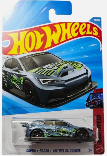 Hot Wheels 2026 #037/250 Cupra e-Racer, metalflake gunmetal blue