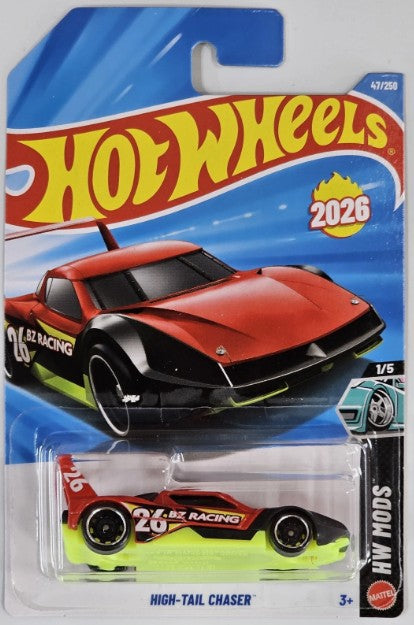 Hot Wheels 2026 #047/250 High Tail Chaser, red