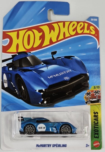Hot Wheels 2026 #025/250 McMurtry Spéirling, clearcoat blue