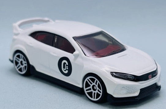 Hot Wheels 2026 #011/250 2018 Honda Civic Type R, NEW/LOOSE, gloss white