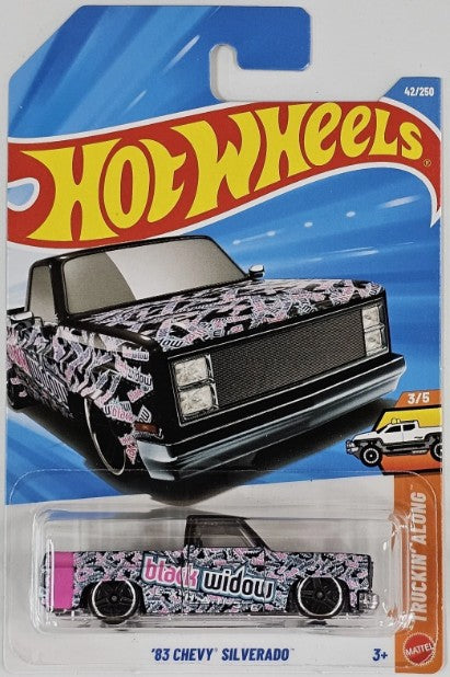Hot Wheels 2026 #042/250 '83 Chevy Silverado, black