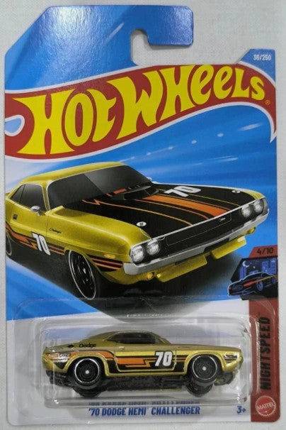 Hot Wheels 2026 #036/250 '70 Dodge Hemi Challenger, gold