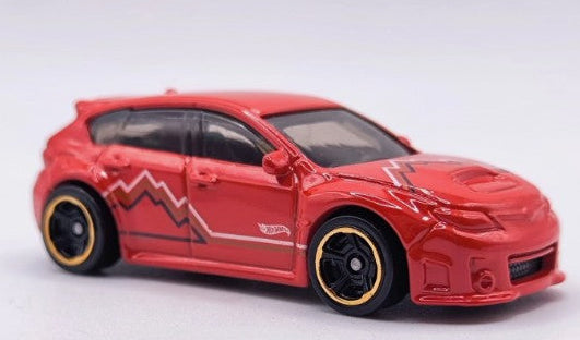 Hot Wheels 2022 #067/250 Subaru WRX STI, NEW/LOOSE, red