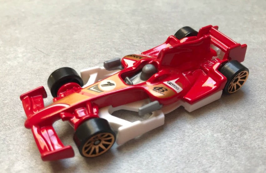 Hot Wheels 2022 Multipack Exclusive, F1 Racer, NEW/LOOSE, red