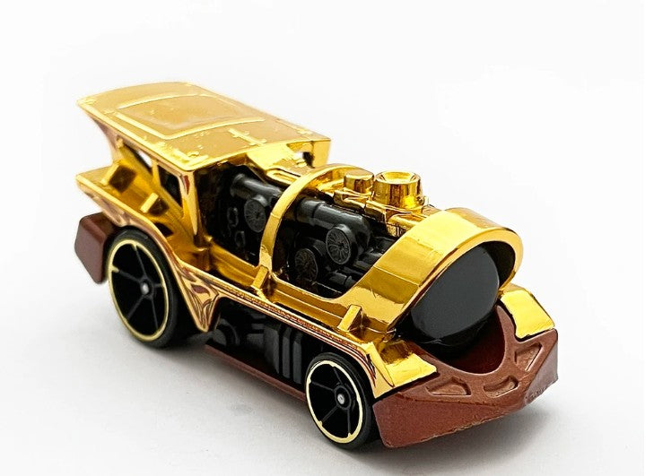 Hot Wheels 2022 #031/250 Loco Motorin', NEW/LOOSE, gold chrome