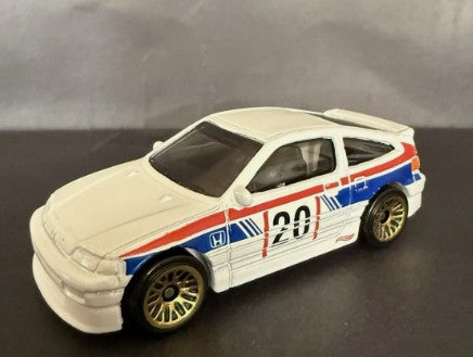 Hot Wheels 2022 #123/250 '88 Honda CR-X, NEW/LOOSE, white