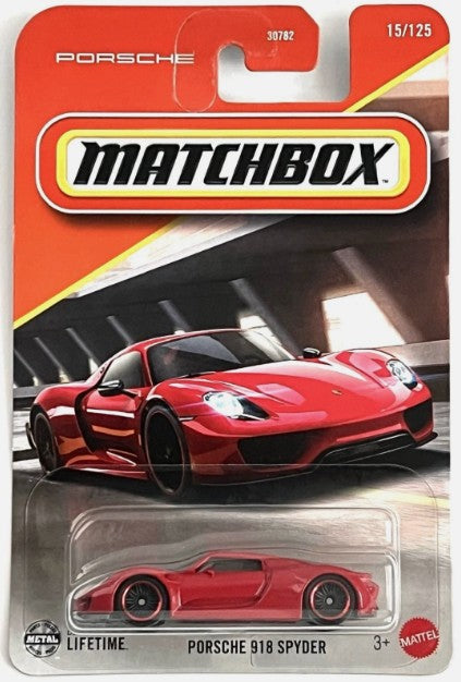 Matchbox 2025 #015/100 Porsche 918 Spyder, red