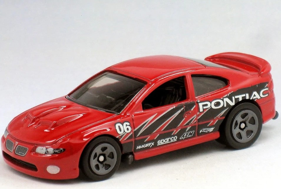 Hot Wheels 2022 #182/250 '06 Pontiac GTO, NEW/LOOSE, torrid red