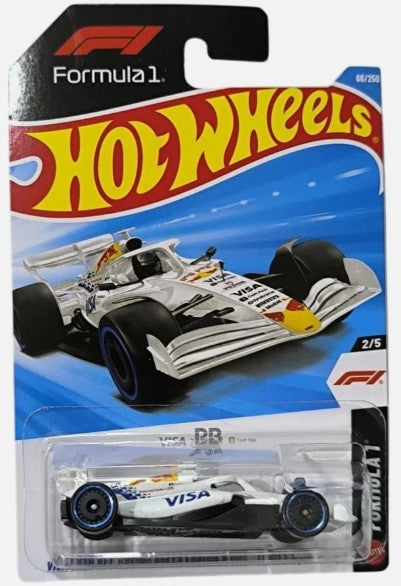 Hot Wheels 2026 #068/250 Visa Cash App Racing Bulls Formula One, white