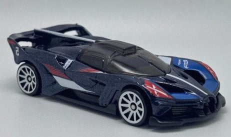 Hot Wheels 2026 #050/250 Bugatti Bolide, NEW/LOOSE, metalflake dark blue