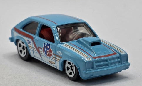 Hot Wheels 2026 #076/250 '76 Chevy Chevette, NEW/LOOSE, light blue
