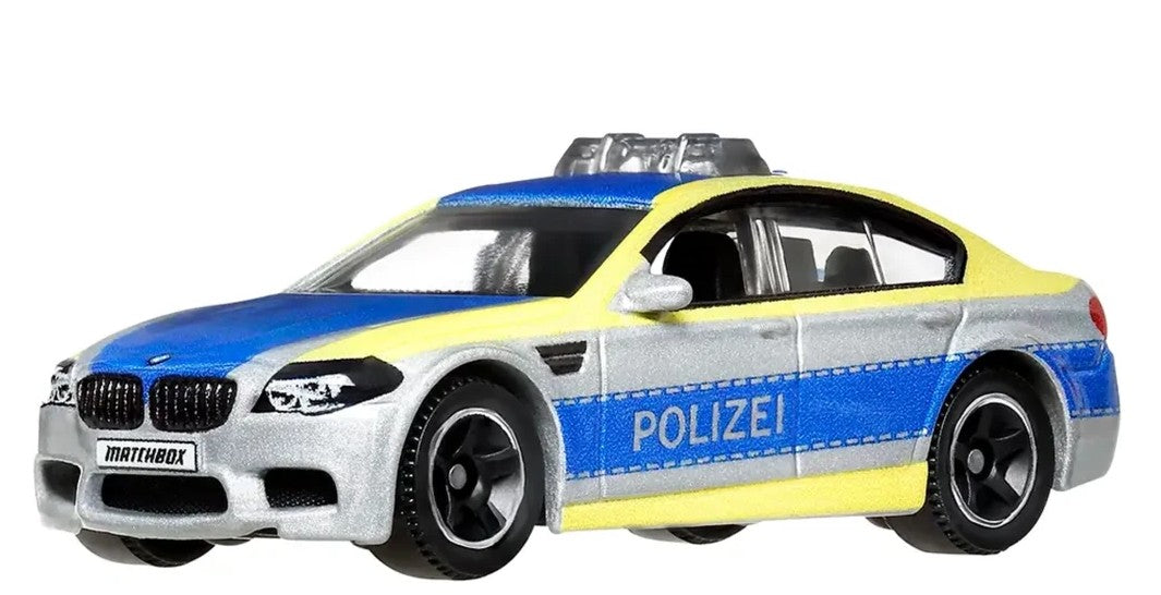 Matchbox 2025 Collectors Series 5/20, BMW M5 Police, NEW/LOOSE, silver