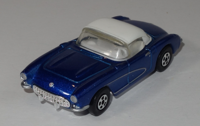 Matchbox 2004 Superfast #68, '57 Chevrolet Corvette, NEW/LOOSE, metalflake pearl blue